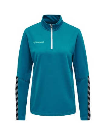 hmlAUTHENTIC HALF ZIP SWEATSHIRT WO / Sweatshirt aus gestricktem Polyester