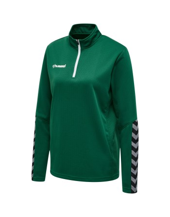 hmlAUTHENTIC HALF ZIP SWEATSHIRT WO / Sweatshirt aus gestricktem Polyester