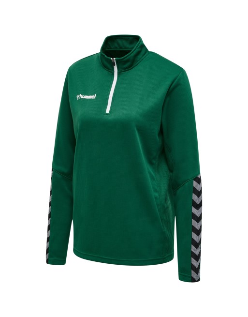 hmlAUTHENTIC HALF ZIP SWEATSHIRT WO / Sweatshirt aus gestricktem Polyester hmlAUTHENTIC HALF ZIP SWEATSHIRT WO / Sweatshirt aus gestricktem Polyester