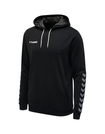 hmlAUTHENTIC POLY HOODIE / Kapuzenpullover aus gestricktem Polyester