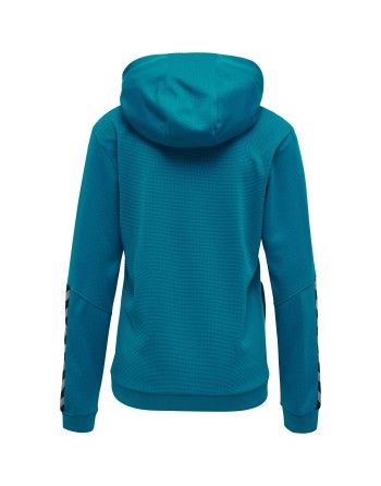 hmlAUTHENTIC POLY HOODIE WOMAN / Kapuzenpullover aus gestricktem Polyester