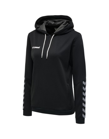 hmlAUTHENTIC POLY HOODIE WOMAN / Kapuzenpullover aus gestricktem Polyester