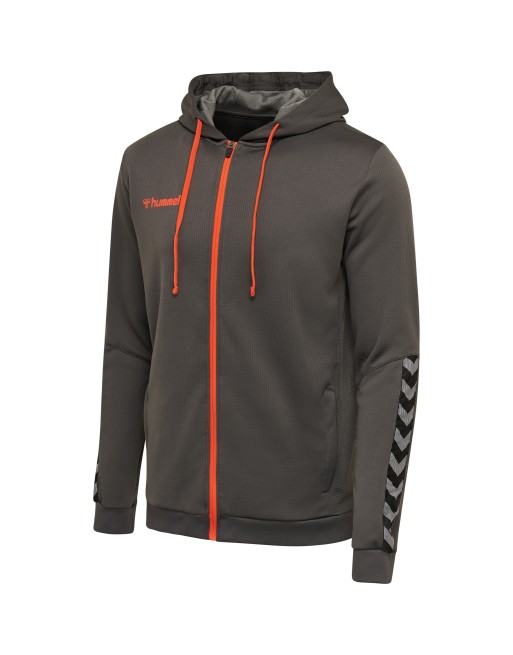 hmlAUTHENTIC POLY ZIP HOODIE / Kapuzenjacke aus gestricktem Polyester hmlAUTHENTIC POLY ZIP HOODIE / Kapuzenjacke aus gestricktem Polyester