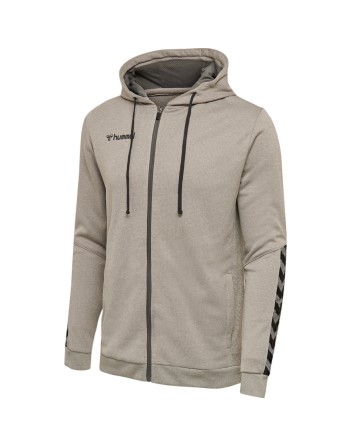 hmlAUTHENTIC POLY ZIP HOODIE / Kapuzenjacke aus gestricktem Polyester