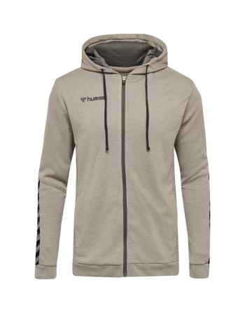 hmlAUTHENTIC POLY ZIP HOODIE / Kapuzenjacke aus gestricktem Polyester