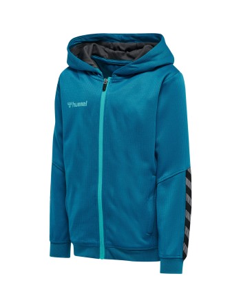 hmlAUTHENTIC KIDS POLY ZIP HOODIE / Kapuzenjacke aus gestricktem Polyester