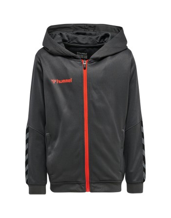 hmlAUTHENTIC KIDS POLY ZIP HOODIE / Kapuzenjacke aus gestricktem Polyester