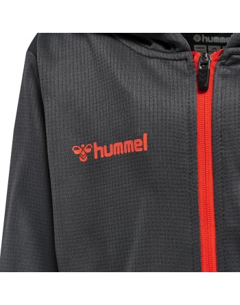 hmlAUTHENTIC KIDS POLY ZIP HOODIE / Kapuzenjacke aus gestricktem Polyester