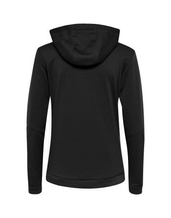 hmlAUTHENTIC POLY ZIP HOODIE WOMAN / Kapuzenjacke aus gestricktem Polyester
