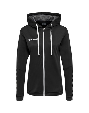 hmlAUTHENTIC POLY ZIP HOODIE WOMAN / Kapuzenjacke aus gestricktem Polyester
