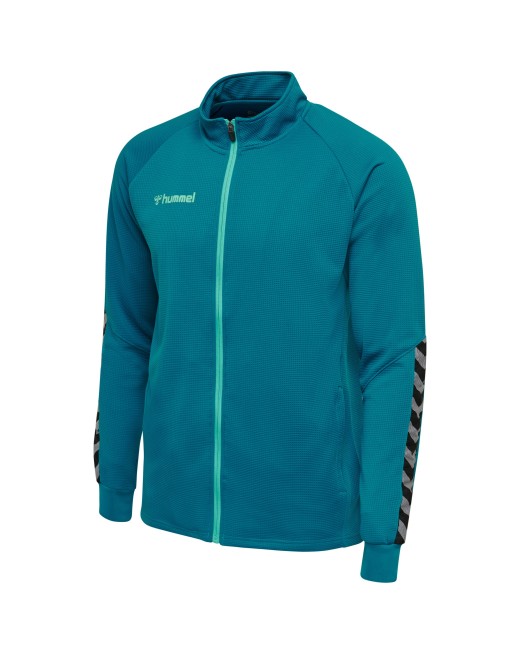 hmlAUTHENTIC POLY ZIP JACKET / Sweatshirtjacke aus gestricktem Polyester