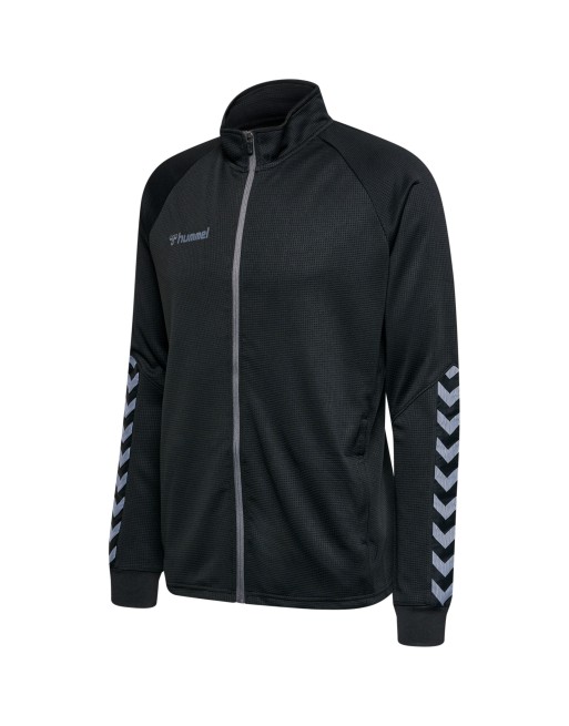 hmlAUTHENTIC POLY ZIP JACKET / Sweatshirtjacke aus gestricktem Polyester