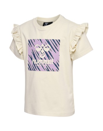 hmlFLOWY RUFFLE T-SHIRT S/S