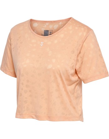 hmlMT IRIS BURNOUT CROP T-SHIRT