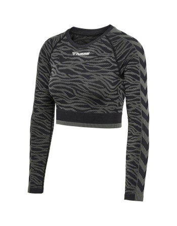 hmlMT SAGA SEAMLESS CROP T-SHIRT LS