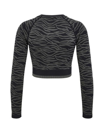 hmlMT SAGA SEAMLESS CROP T-SHIRT LS
