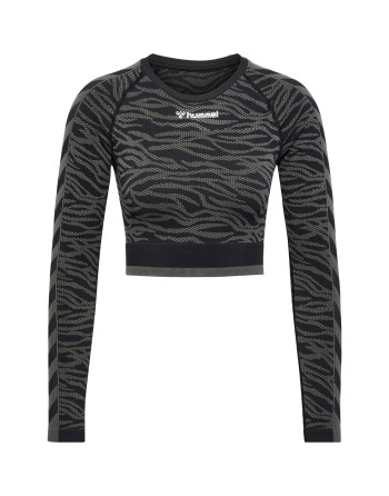 hmlMT SAGA SEAMLESS CROP T-SHIRT LS