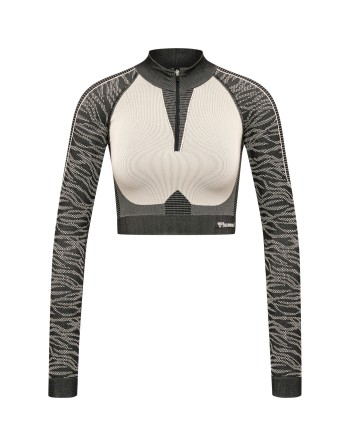 hmlMT MILA SEAMLESS CROP HALF ZIP