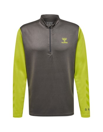 hmlONGRID 1/2 ZIP POLY SWEAT