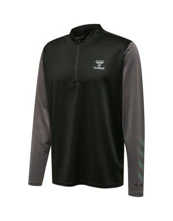 hmlONGRID 1/2 ZIP POLY SWEAT