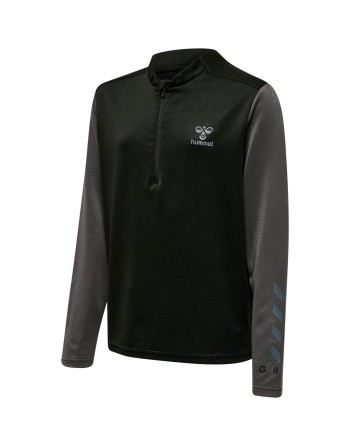 hmlONGRID 1/2 ZIP POLY SWEAT KIDS