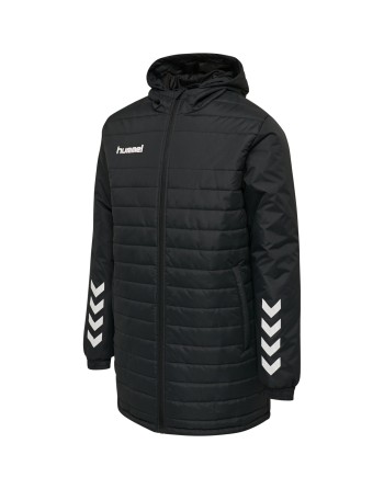 hmlPROMO BENCH JACKET / Leicht gefütterte Kapuzenjacke aus Polyestergewebe im Stepp-Design