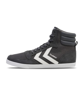 HUMMEL SLIMMER STADIL HIGH / Material aus Leinen/Wildleder.