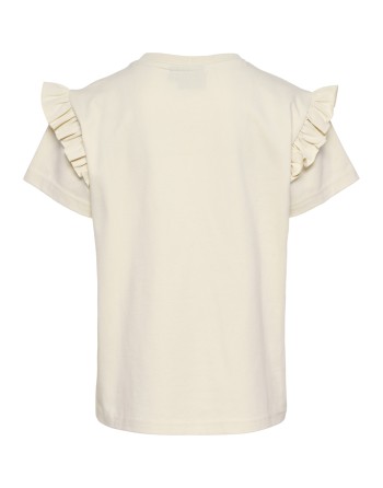 hmlFLOWY RUFFLE T-SHIRT S/S