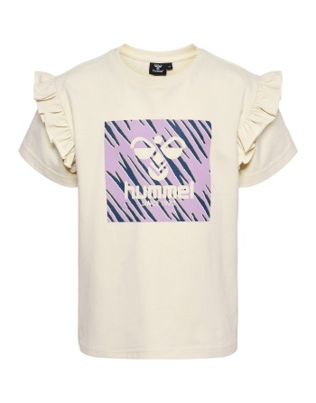 hmlFLOWY RUFFLE T-SHIRT S/S