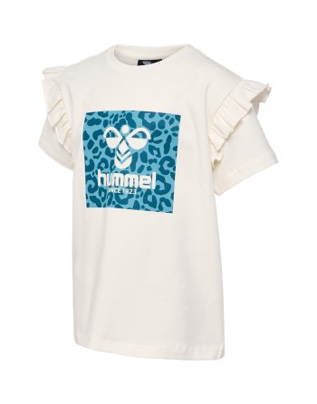 hmlFLOWY RUFFLE T-SHIRT S/S