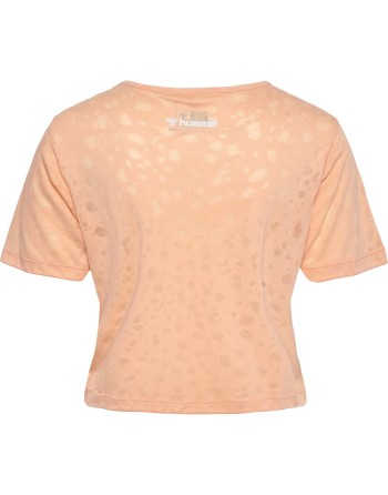 hmlMT IRIS BURNOUT CROP T-SHIRT