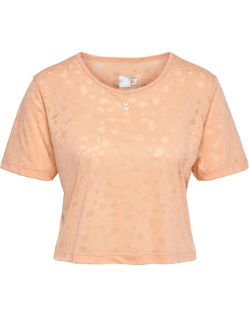 hmlMT IRIS BURNOUT CROP T-SHIRT