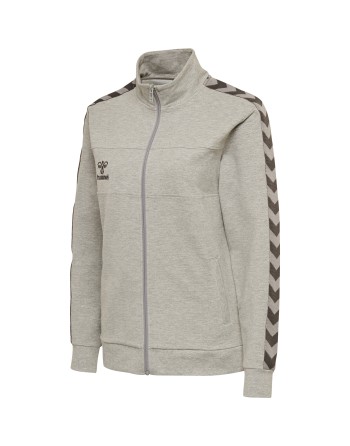 hmlMOVE CLASSIC ZIP JACKET WOMAN / Zip-Jacke aus strapazierfähigem Interlockstoff