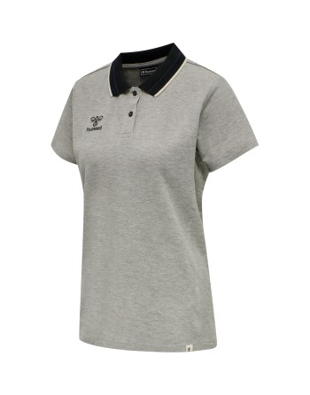 hmlMOVE POLO WOMAN / Poloshirt aus Piquestoff