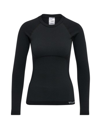 hmlCLEA SEAMLESS TIGHT T-SHIRT L/S / Enges Langarmshirt aus dehnbarem Material
