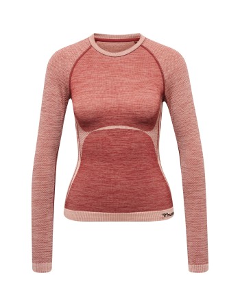 hmlCLEA SEAMLESS TIGHT T-SHIRT L/S / Enges Langarmshirt aus dehnbarem Material