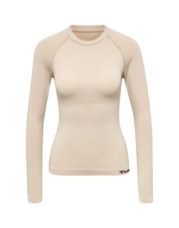 hmlCLEA SEAMLESS TIGHT T-SHIRT L/S / Enges Langarmshirt aus dehnbarem Material