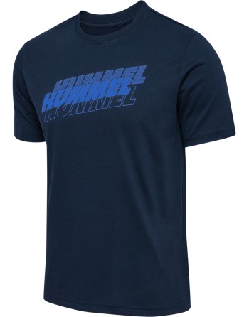 hmlGRAPHIC TRIPLE LOGO COTTON TEE