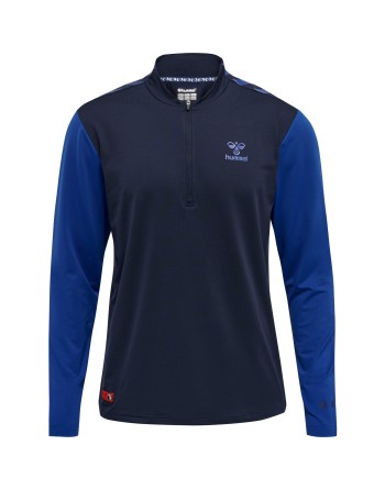 hmlPRO GRID HALF ZIP TRAINING L/S