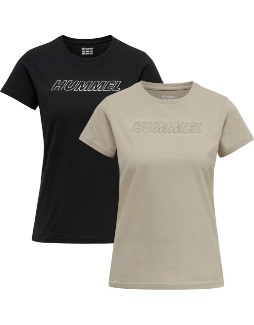 hmlTE CALI 2-PACK COTTON T-SHIRT hmlTE CALI 2-PACK COTTON T-SHIRT
