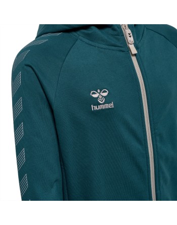 hmlMOVE GRID COTTON ZIP HOODIE KIDS