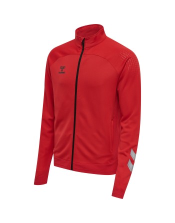 hmlLEAD POLY ZIP JACKET / Trainingsjacke aus Sweatstoff auf Wasserbasis
