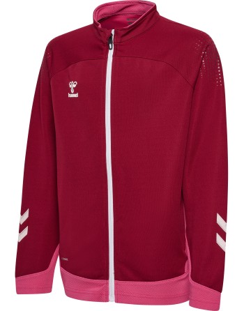 hmlLEAD POLY ZIP JACKET KIDS / Trainingsjacke aus Sweatstoff auf Wasserbasis