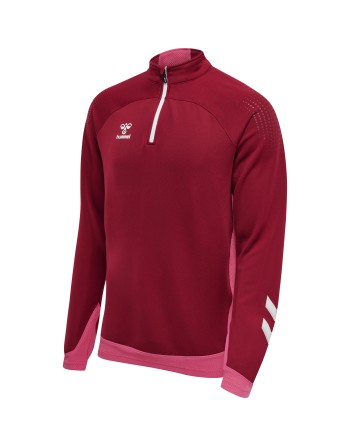 hmlLEAD HALF ZIP / Trainingspullover aus Sweatstoff auf Wasserbasis