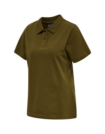 hmlRED STRETCH POLO WOMAN / Poloshirt aus Piquéstoff