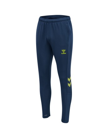 hmlLEAD FOOTBALL PANTS / Hauptmaterial: Interlockstoff / Einsatz: Rippstoff auf Wasserbasis