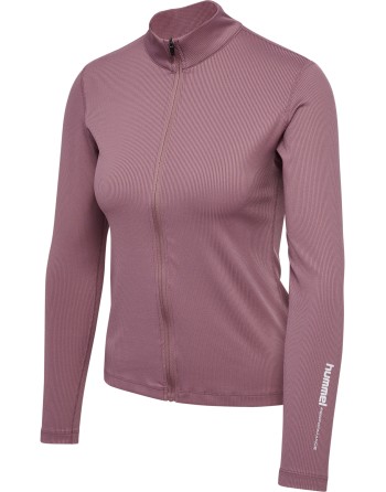 hmlPULSE W ZIP SHIRT L/S