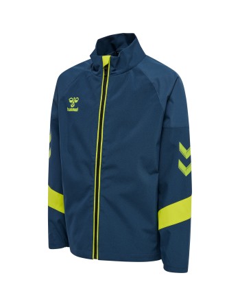 hmlLEAD TRAINING JACKET KIDS / Allwetterjacke mit Ribstop-Bündchen und Futter aus Mesh-Material auf Wasserbasis
