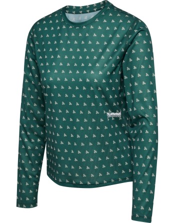 hmlPULSE AOP WORKOUT W T-SHIRT L/S