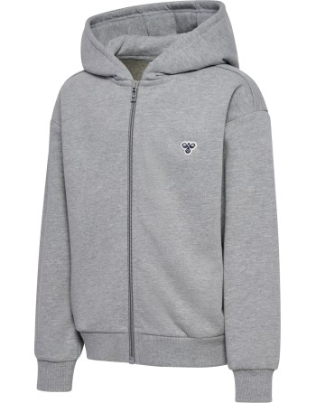 hmlJR LOOSE ZIP HOODIE BEE